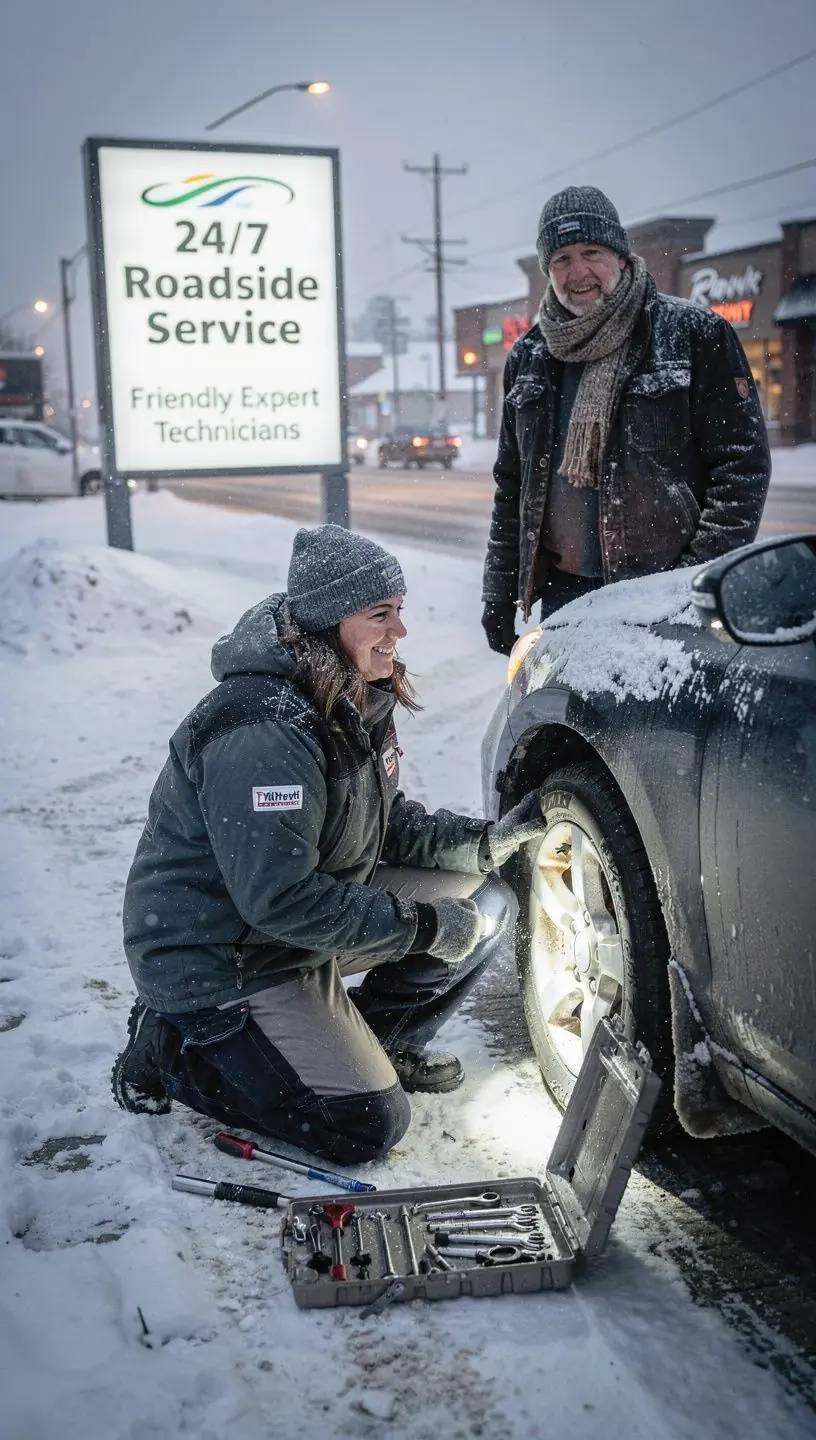 Zákazník konzultuje s odborníkom plán preventívnej údržby svojho vozidla v autoservise.